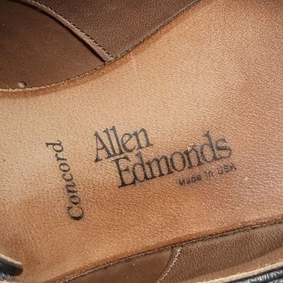 Vintage Allen Edmonds Concord Wingtip Oxford 12 B Burgundy Brogue 5177 USA main image 15
